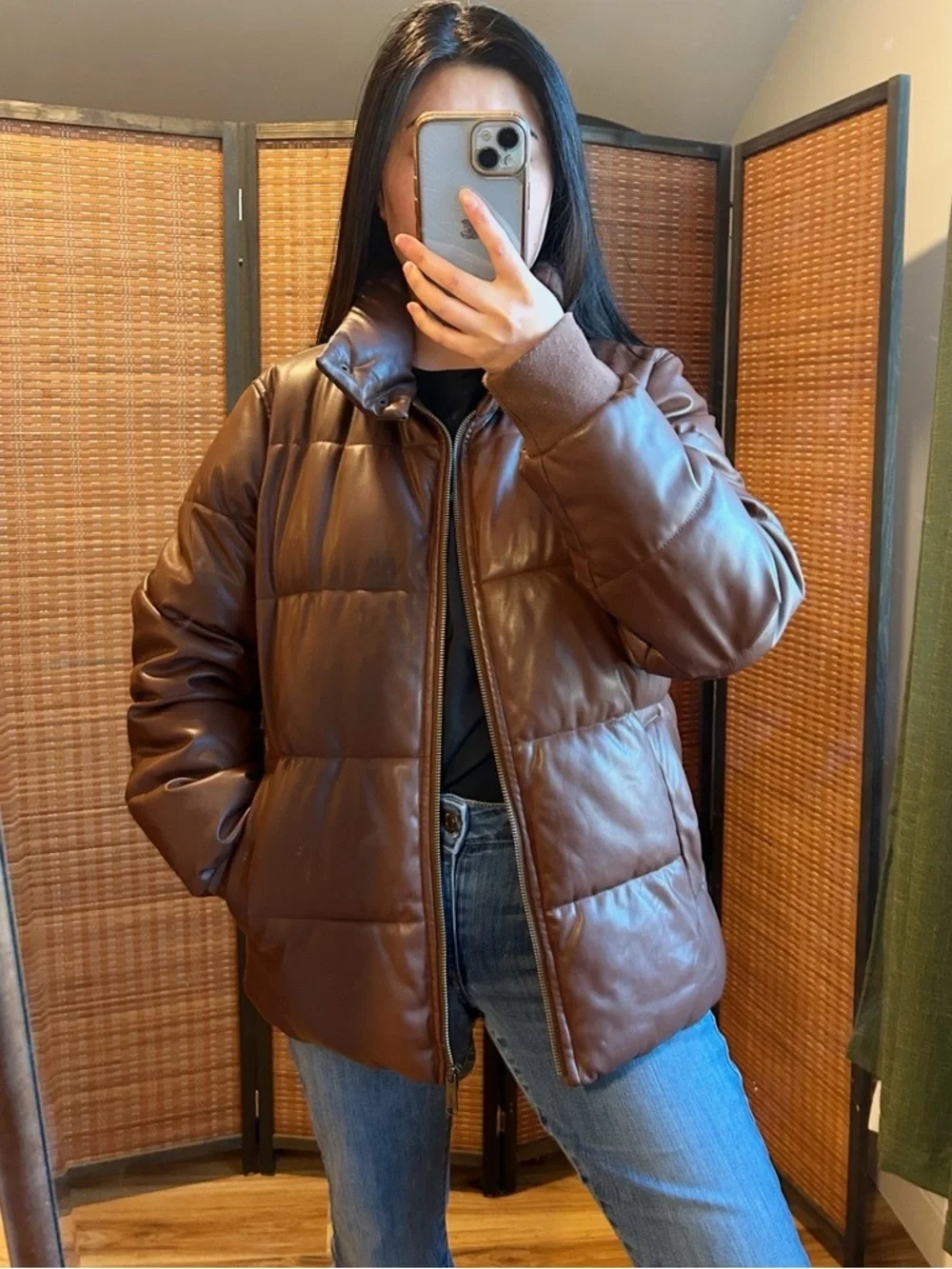 Sam Edelman Brown Bomber Jacket - Picture 1 of 4